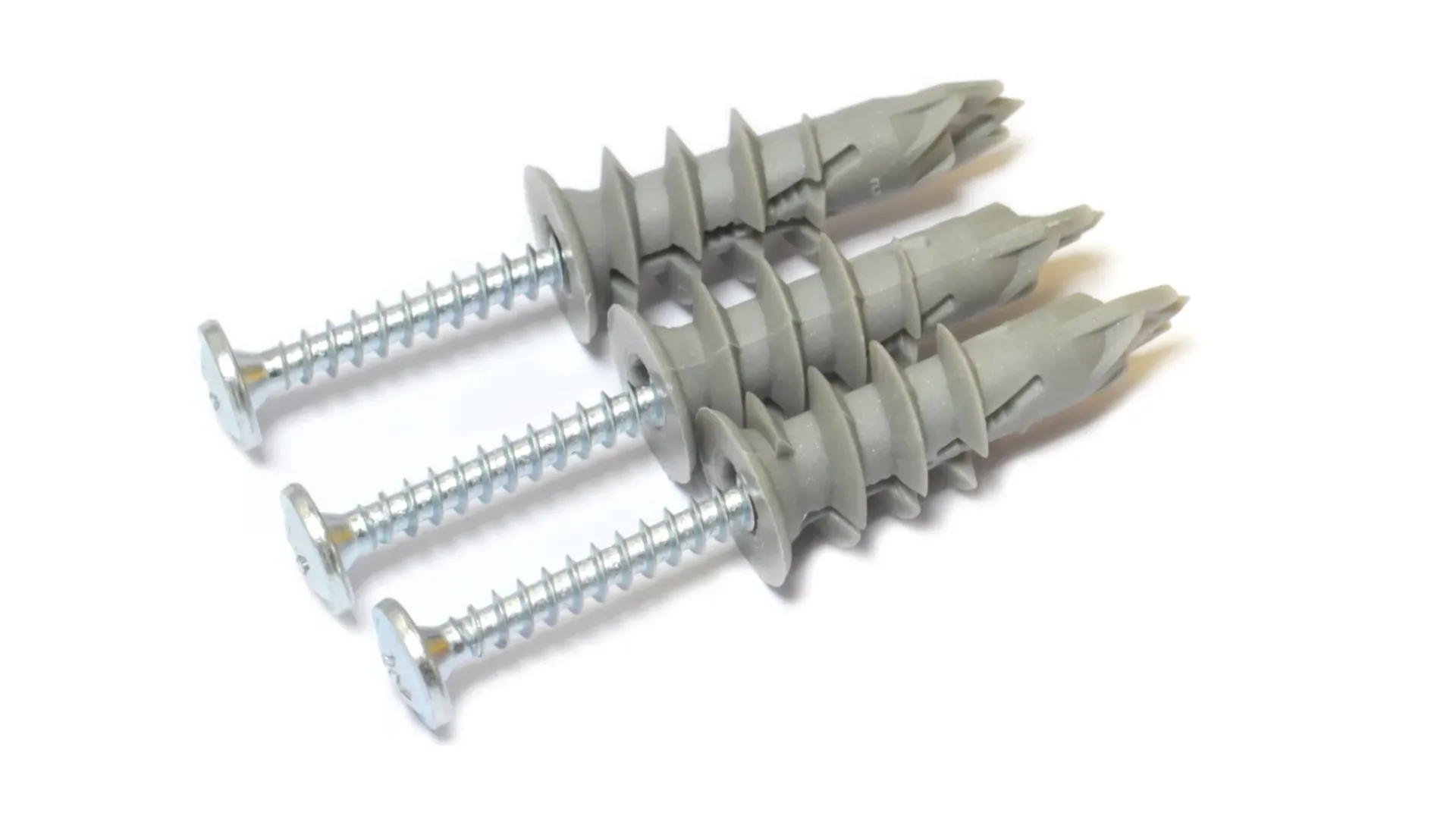 Дюбель 8х40 мм нейлоновый распорный, потайной для бетона, для кирпича, для камня, для газобетона